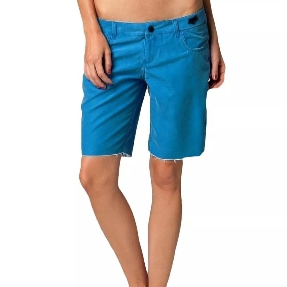 3X$25  Fox Racing Juniors' Calypso Boardie Bermuda Shorts - Deep Cobalt Blue